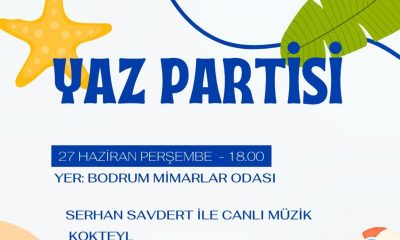 Mimarlar Odası Bodrum Temsilciliği olarak Yaz Partimizi meslektaşlarımızla beraber gerçekleştirdik.